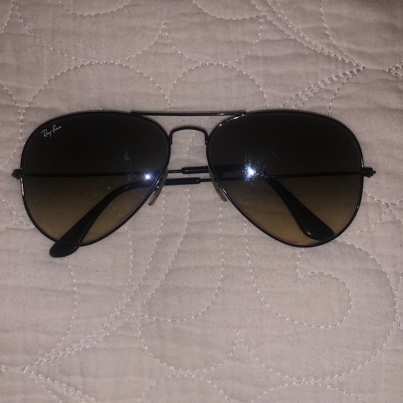 Black gradient ray bans